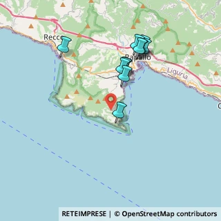 Mappa Via Costamezzana, 16038 Portofino GE, Italia (3.61182)