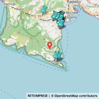 Mappa Via Costamezzana, 16038 Portofino GE, Italia (2.2885)