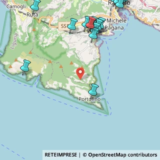 Mappa Via Costamezzana, 16038 Portofino GE, Italia (3.272)