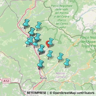 Mappa Via Lorenzo Quartieri, 54021 Bagnone MS, Italia (6.59)