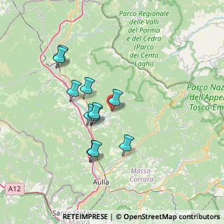 Mappa Via Lorenzo Quartieri, 54021 Bagnone MS, Italia (6.39273)