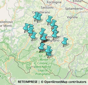 Mappa Lama Mocogno, 41023 Lama Mocogno MO, Italia (9.367)