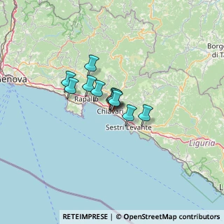 Mappa Via Nazario Sauro, 16043 Chiavari GE, Italia (7.10545)