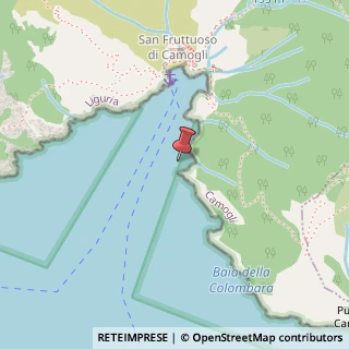 Mappa San Fruttuoso GE, Italia,  Portofino, Genova (Liguria)