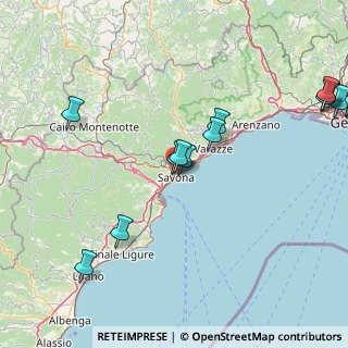 Mappa Via Fratelli Rosselli, 17100 Savona SV, Italia (26.001)