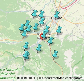 Mappa IL PAPIRO DI SERRAVALLE GUIDO, 12018 Roccavione CN, Italia (6.56444)