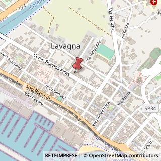 Mappa Corso Buenos Aires, 60, 16033 Lavagna, Genova (Liguria)