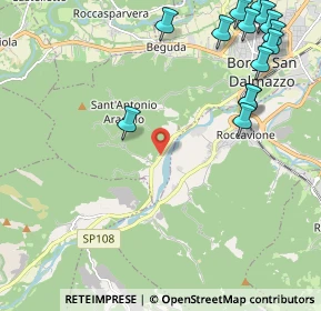 Mappa SP 22, 12018 Roccavione CN, Italia (2.98)