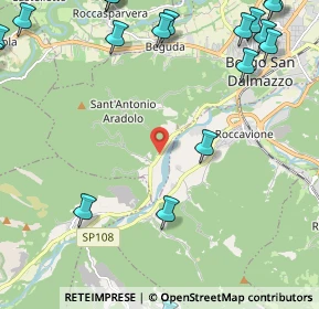 Mappa SP 22, 12018 Roccavione CN, Italia (3.4795)