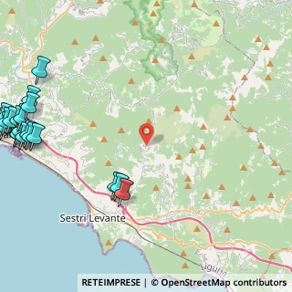 Mappa SP 88, 16039 Sestri Levante GE, Italia (7.2845)