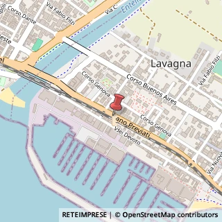 Mappa Via previati g. 135, 16033 Lavagna, Genova (Liguria)