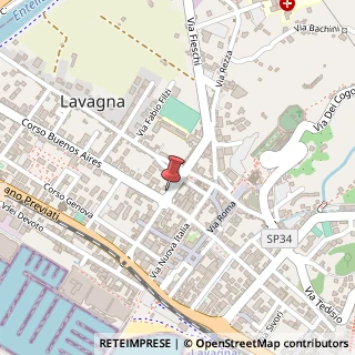 Mappa Piazza Cordeviola, 15, 16033 Lavagna, Genova (Liguria)