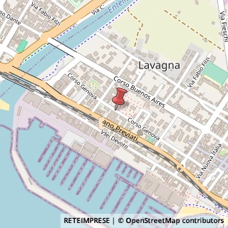 Mappa Corso genova 295, 16033 Lavagna, Genova (Liguria)