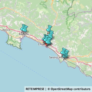 Mappa Via Previati, 16033 Lavagna GE, Italia (4.47077)