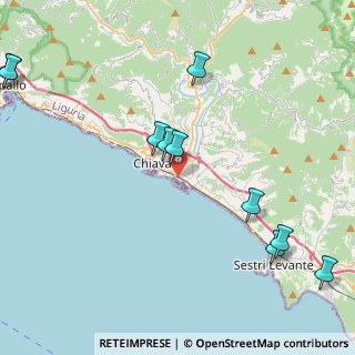 Mappa Via Previati, 16033 Lavagna GE, Italia (5.69364)