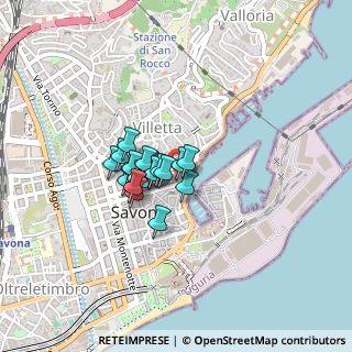 Mappa Via Giobatta Berlingieri, 17100 Savona SV, Italia (0.2585)