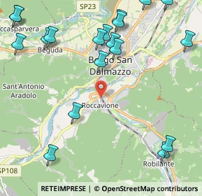 Mappa Via Molino, 12018 Roccavione CN, Italia (2.999)
