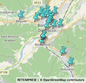 Mappa Via Molino, 12018 Roccavione CN, Italia (1.80368)
