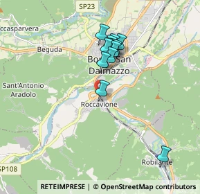 Mappa Via Molino, 12018 Roccavione CN, Italia (1.56083)