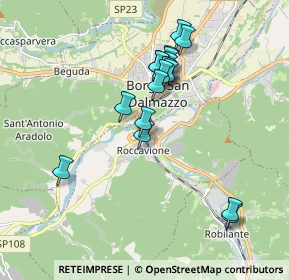 Mappa Via Molino, 12018 Roccavione CN, Italia (1.71444)