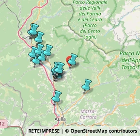 Mappa Via Lungo Bagnone, 54021 Bagnone MS, Italia (6.72167)