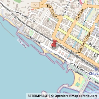 Mappa Corso Valparaiso, 78, 16043 Chiavari, Genova (Liguria)