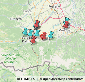 Mappa Via G.Vocaturo, 12016 Peveragno CN, Italia (10.89083)