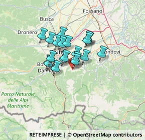 Mappa Via G.Vocaturo, 12016 Peveragno CN, Italia (9.21)