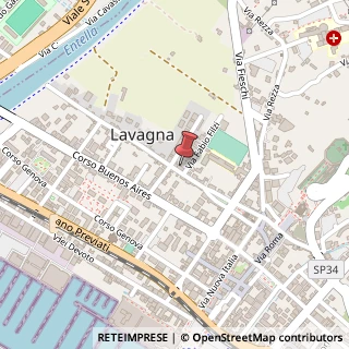 Mappa Via Giuseppe Garibaldi, 26, 16033 Lavagna, Genova (Liguria)