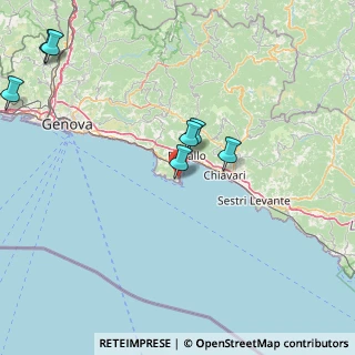 Mappa Via Paraggi a mare, 16038 Santa Margherita Ligure GE, Italia (39.84385)