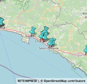 Mappa Via Castagnola, 16033 Lavagna GE, Italia (20.13)