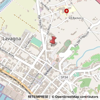 Mappa Via Carcara, 6, 16033 Lavagna, Genova (Liguria)