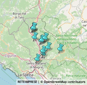 Mappa Via della Stazione, 54021 Bagnone MS, Italia (8.6875)