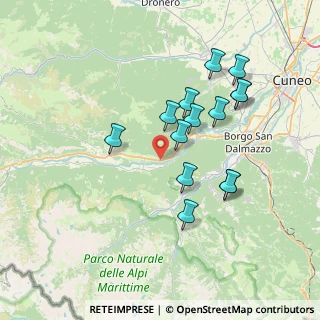 Mappa FRAZIONE PIANETTO, 12010 Moiola CN, Italia (6.94857)