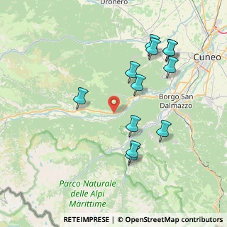 Mappa FRAZIONE PIANETTO, 12010 Moiola CN, Italia (8.07667)