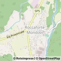 Map Roccaforte Mondovì