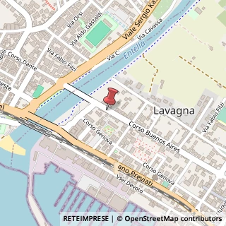 Mappa Corso Buenos Aires, 149, 16033 Lavagna, Genova (Liguria)