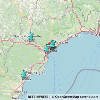 Mappa Via Nostra Signora degli Angeli, 17100 Savona SV, Italia (73.764)