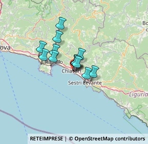 Mappa Via Eraldo Fico, 16033 Lavagna GE, Italia (7.83385)