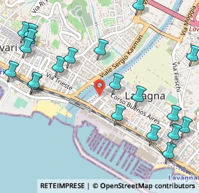 Mappa Via Eraldo Fico, 16033 Lavagna GE, Italia (0.694)