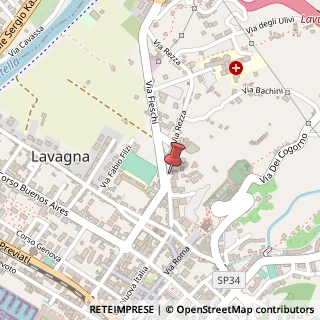 Mappa Via Rezza, 4, 16033 Lavagna, Genova (Liguria)