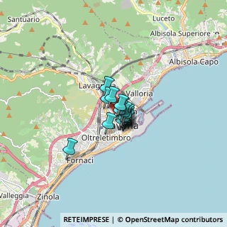 Mappa Via Piave, 17100 Savona SV, Italia (0.67529)