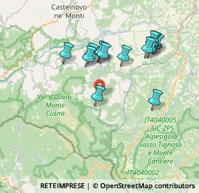 Mappa Calizzo, 42030 Villa Minozzo RE, Italia (7.19857)