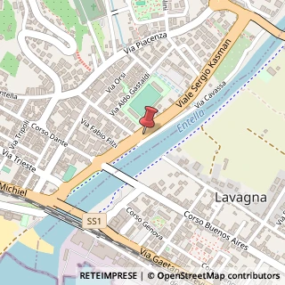 Mappa Viale Sergio Kasman, 92, 16043 Chiavari, Genova (Liguria)