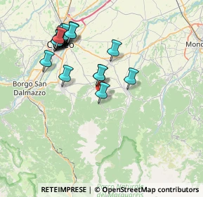 Mappa Via Fornaci, 12016 Peveragno CN, Italia (8.2295)