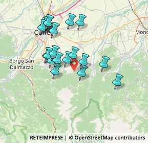 Mappa Via Fornaci, 12016 Peveragno CN, Italia (6.735)