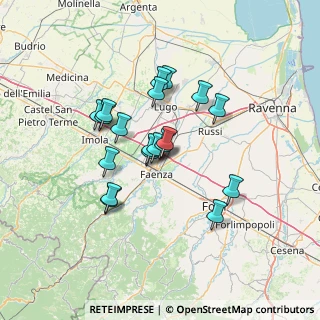 Mappa Via Proventa, 48018 Faenza RA, Italia (11.24)