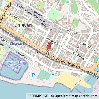 Mappa Corso De Michiel, 29, 16043 Chiavari, Genova (Liguria)