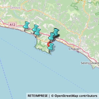 Mappa Via Cervara, 16038 Santa Margherita Ligure GE, Italia (4.71909)