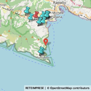 Mappa Via Cervara, 16038 Santa Margherita Ligure GE, Italia (2.2425)